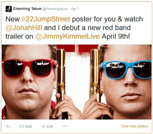 New Twitter Profile Layout - Channing Tatum