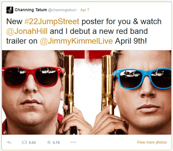 New Twitter Profile Layout - Channing Tatum