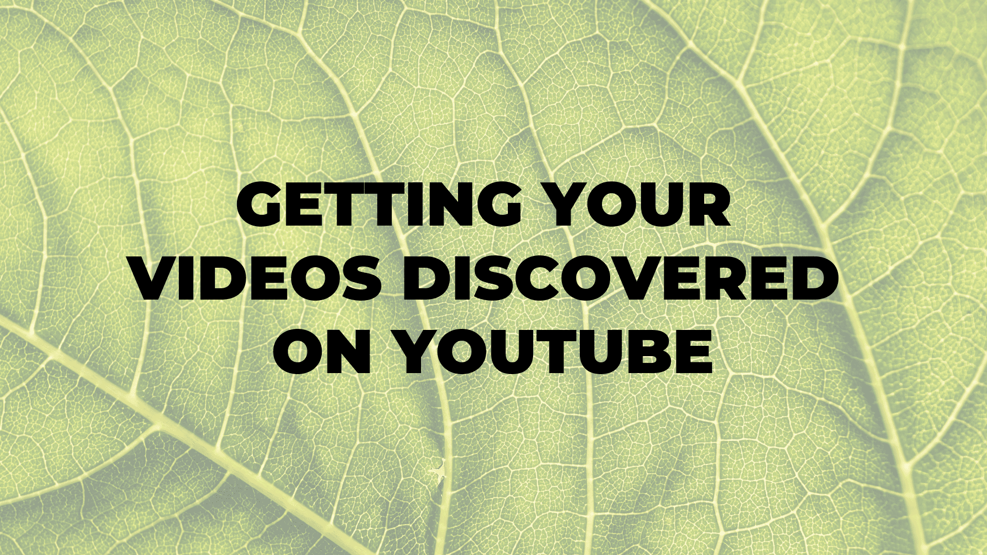 Getting Your Videos Discovered on YouTube|Getting Your Videos Discovered on YouTube|Getting Your Videos Discovered on YouTube|Getting Your Videos Discovered on YouTube