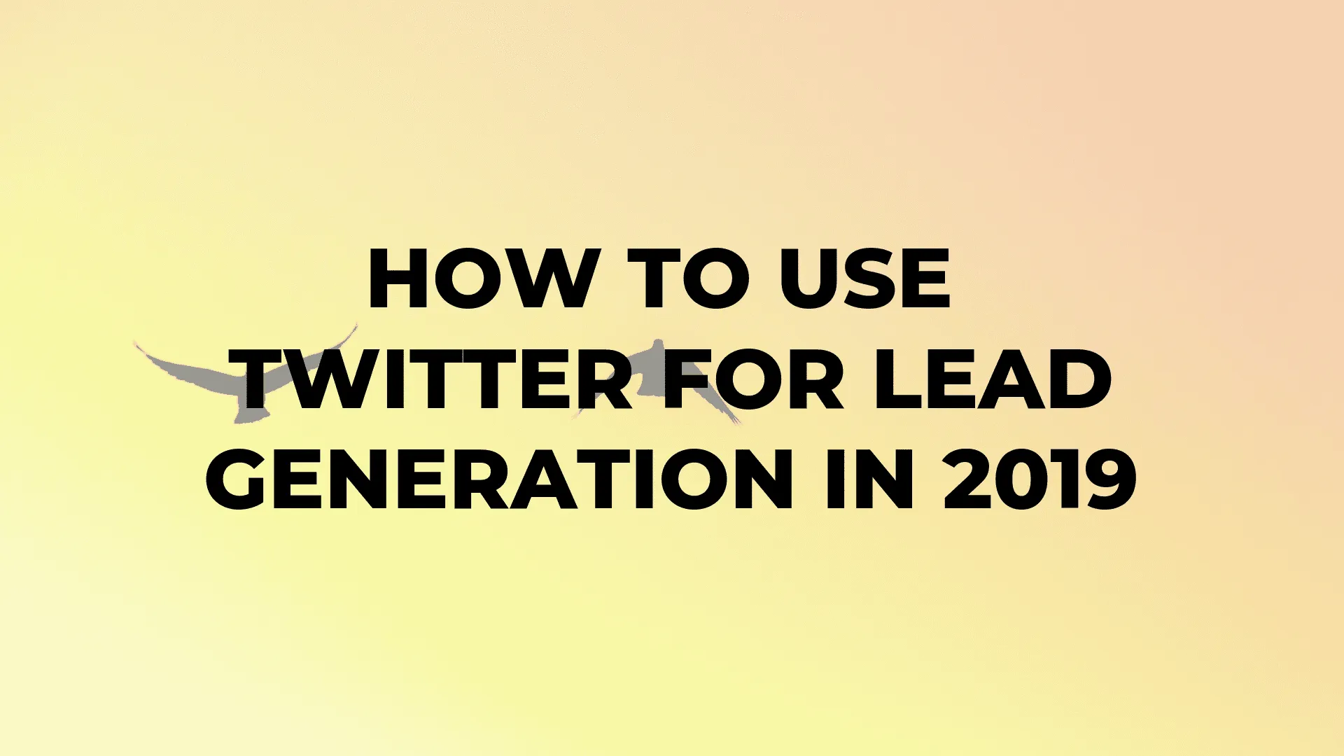 How to Use Twitter for Lead Generation in 2019|How to Use Twitter for Lead Generation in 2019|How to Use Twitter for Lead Generation in 2019|How to Use Twitter for Lead Generation in 2019