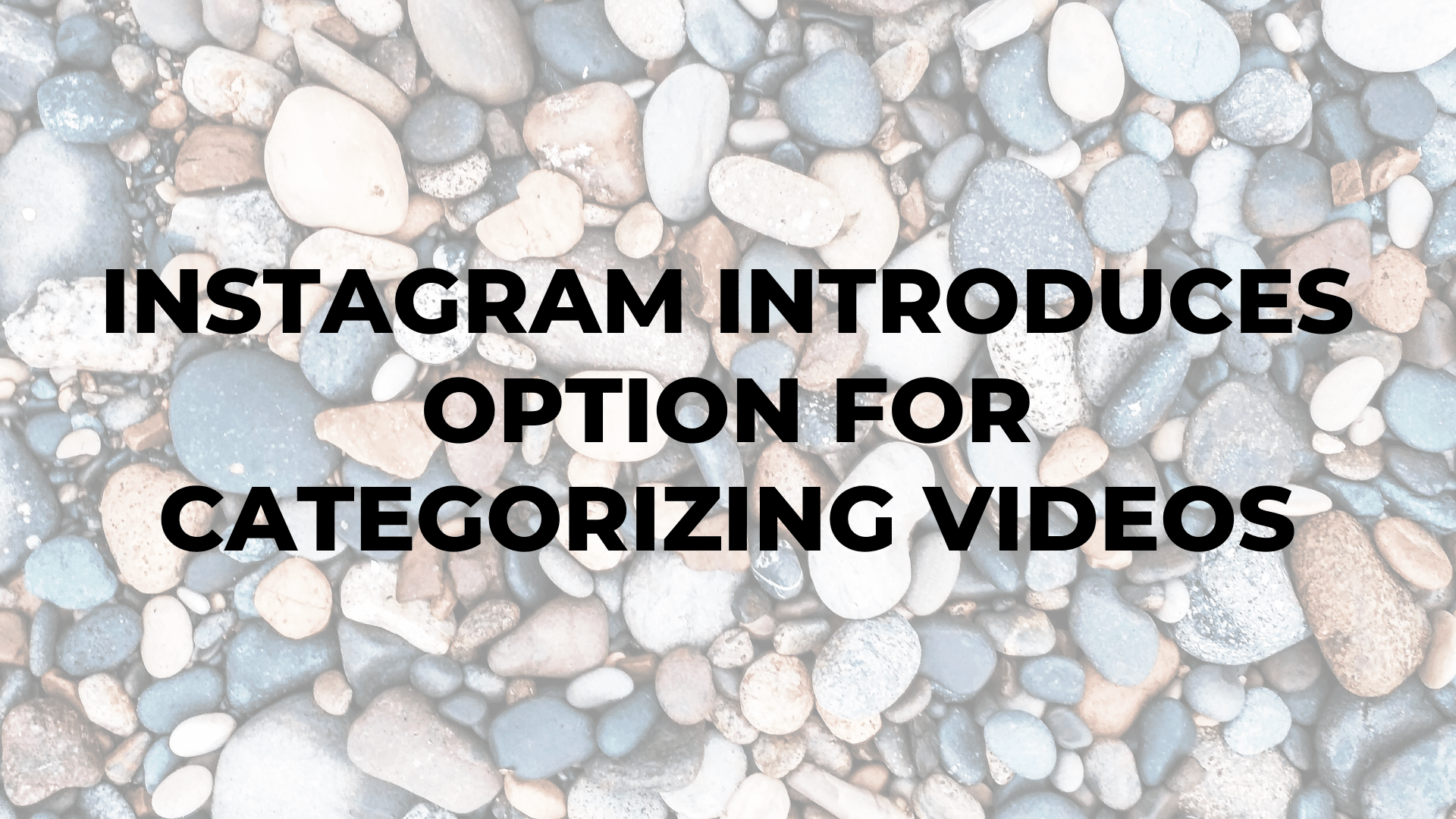 Instagram Introduces Option for Categorizing Videos