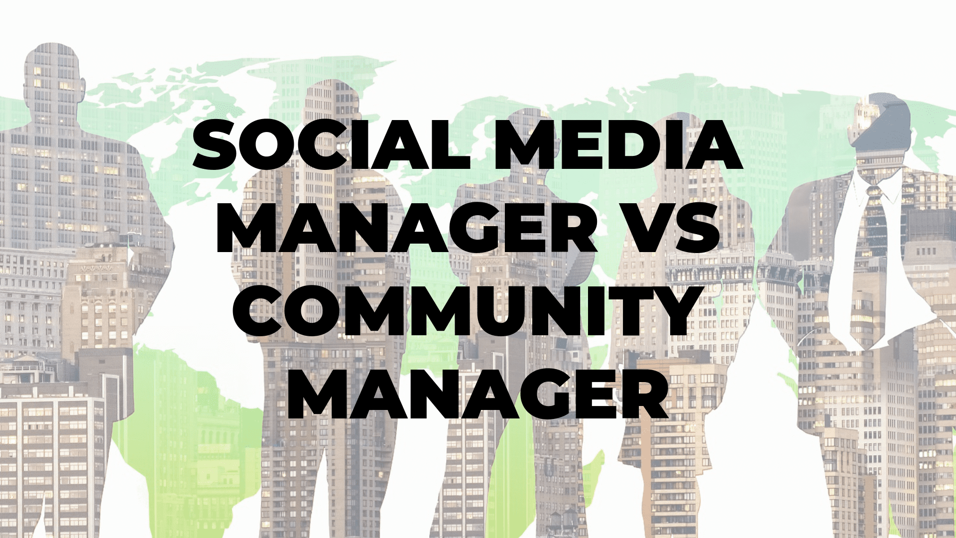 Social Media Manager Vs Community Manager I $99 SOCIAL