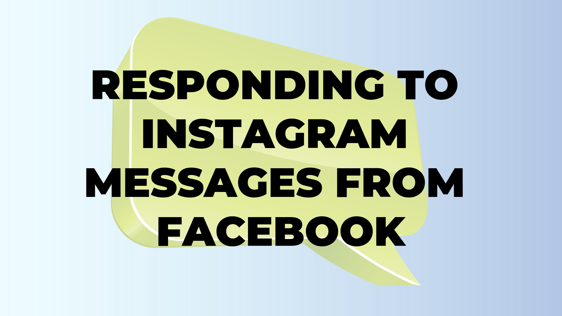 Responding to Instagram Messages from Facebook I $99 SOCIAL|Responding to Instagram Messages from Facebook I $99 SOCIAL|||